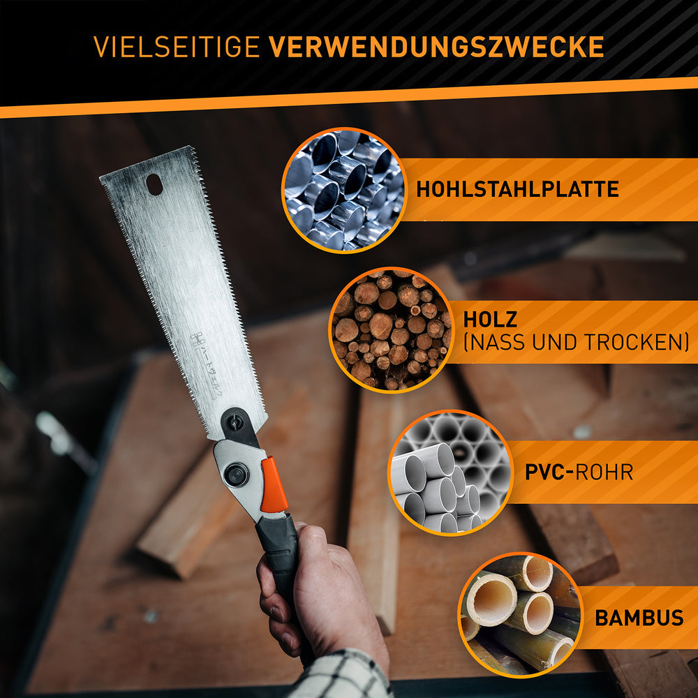 Hardtwerk Ersatz-Sägeblatt 240 mm Karbonstahl – für Hanzo Japansäge