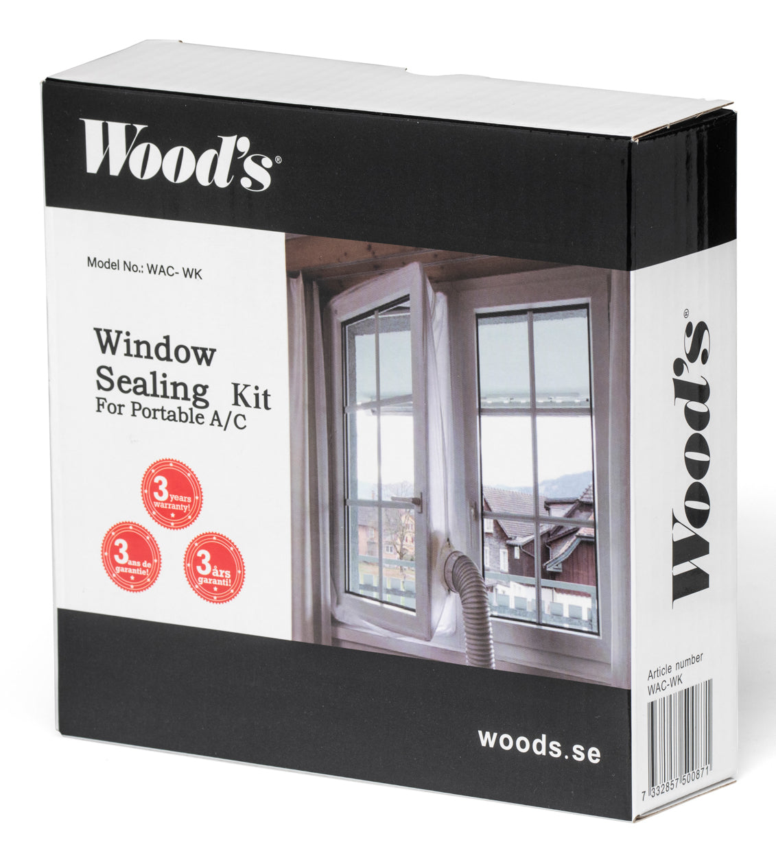 Wood's Fensterkit 6910060 – 2 Stk., für universelle Fenster