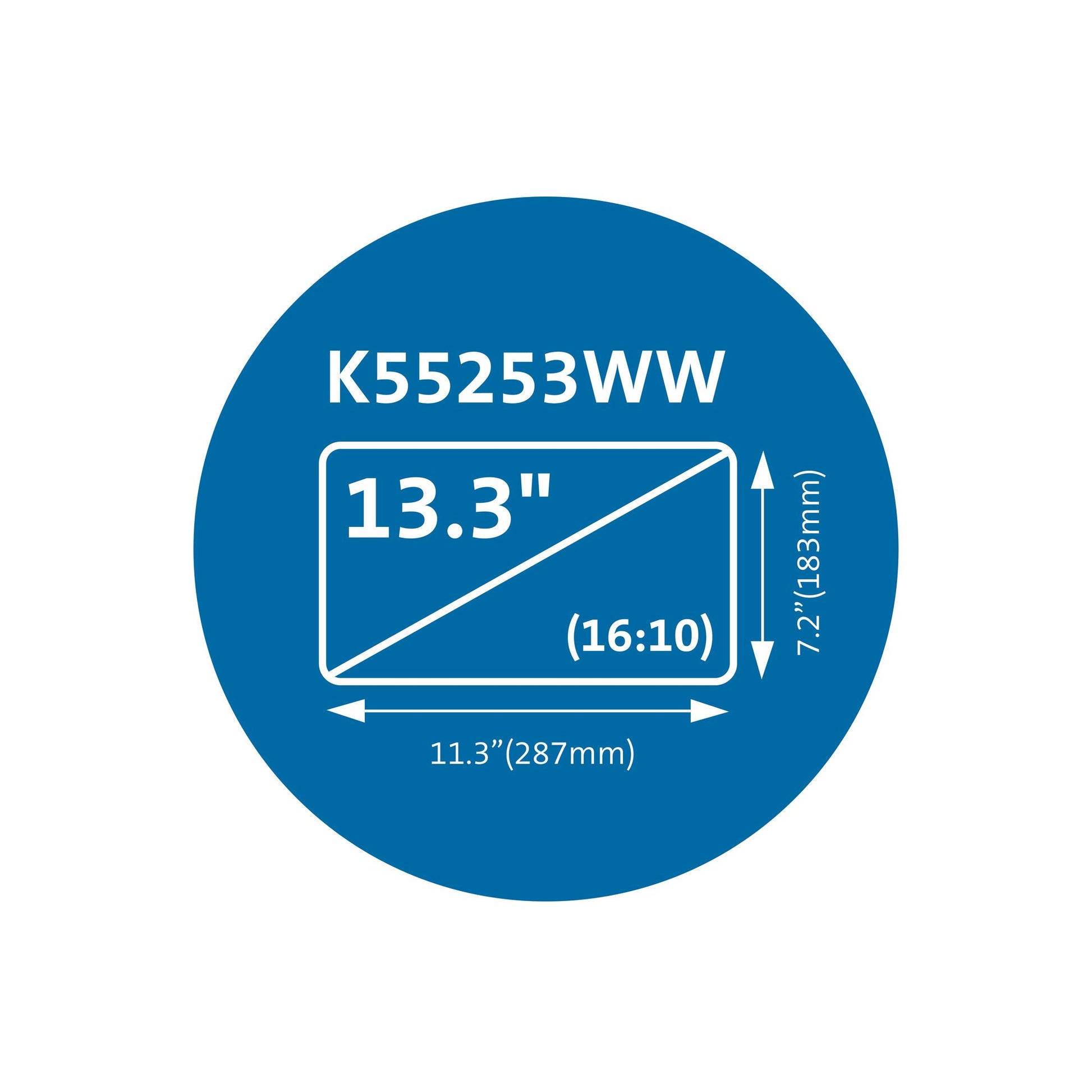 Kensington Displayschutz für 13,3" Laptop (16:10)