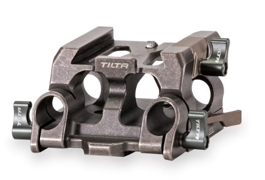 Tilta 15mm LWS Baseplate Typ IV Montageplatte – 1/4-20" , 3/8-16" Gewinde, Aluminium/Edelstahl – Grau