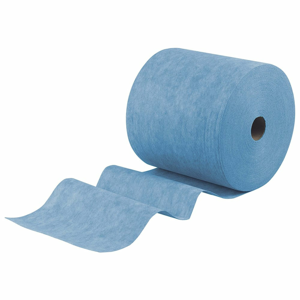 WypAll Wischtuchrolle X90 – 2-lagig – 30 × 32 cm – 450 Blatt – Blau – 1 Rolle