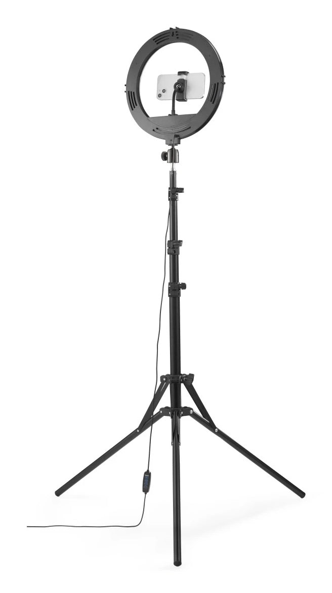 Hama SpotLight Steady 120 III Streaming-Licht – 1020 lm, 3000–6500 K – 1/4" Gewinde – USB