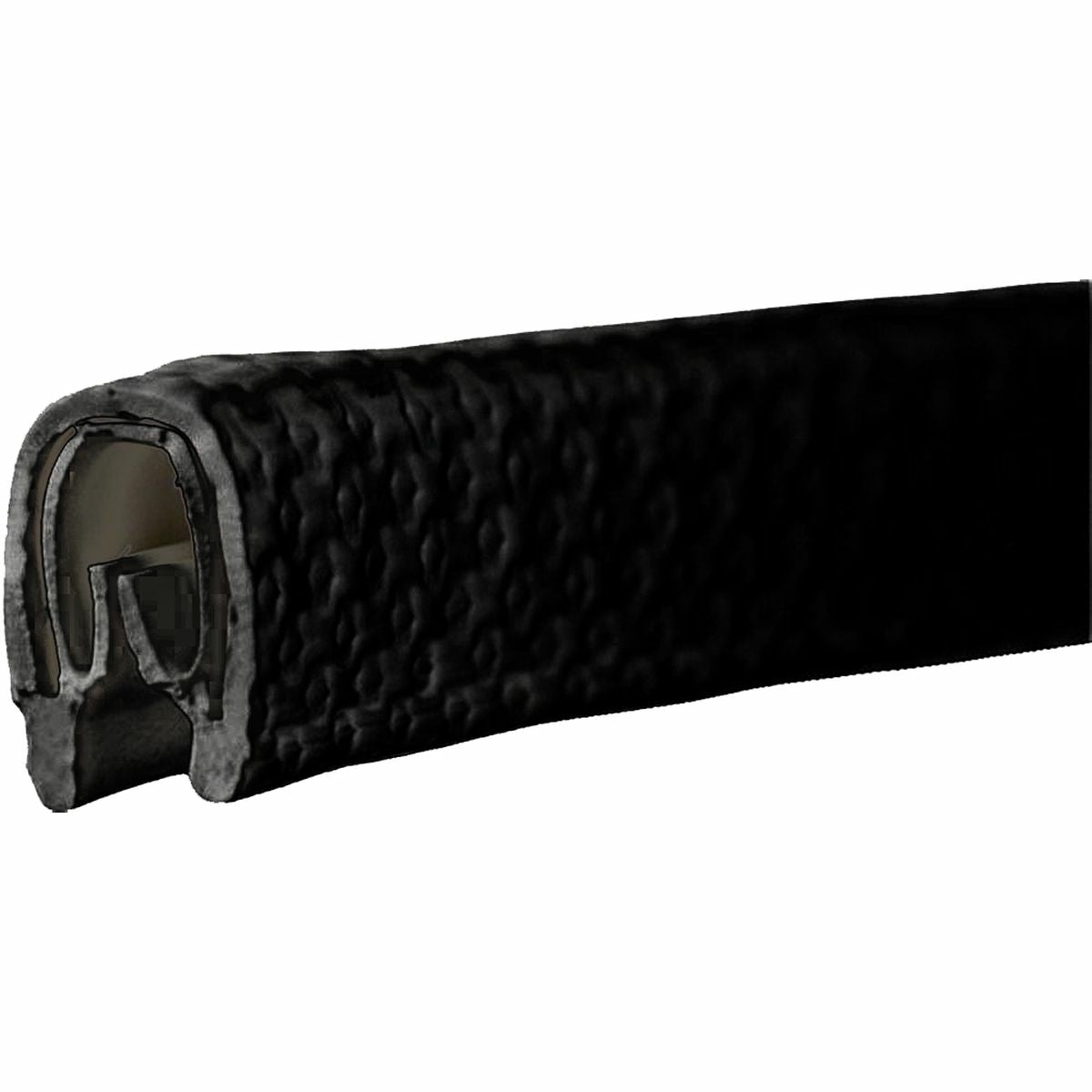 Elbro Kabelabdeckung, 1'000×6,5×9,5 mm, PVC – schwarz