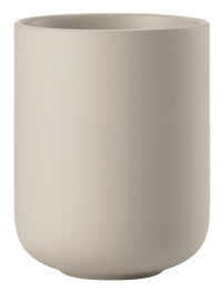 Zone Denmark Zahnbürstenhalter Sensu – 7,4×7,4×9,5 cm, Steingut, Sand