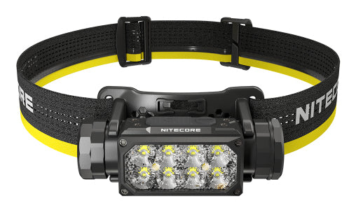 Nitecore Stirnlampe NC-HC65UHE – 2000 lm, 222 m, IP68, Laufzeit 66 h – Schwarz