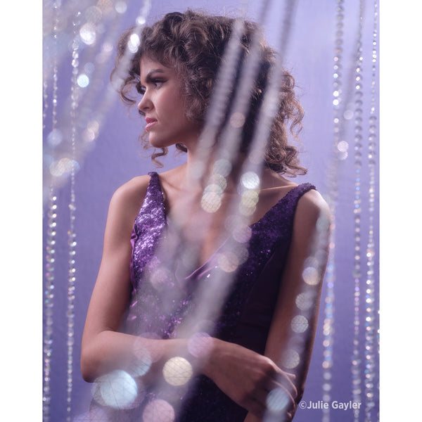 Westcott Hintergrundstoff 2,7 × 3,0 m – Polyester, Tragetasche – Periwinkle Purple