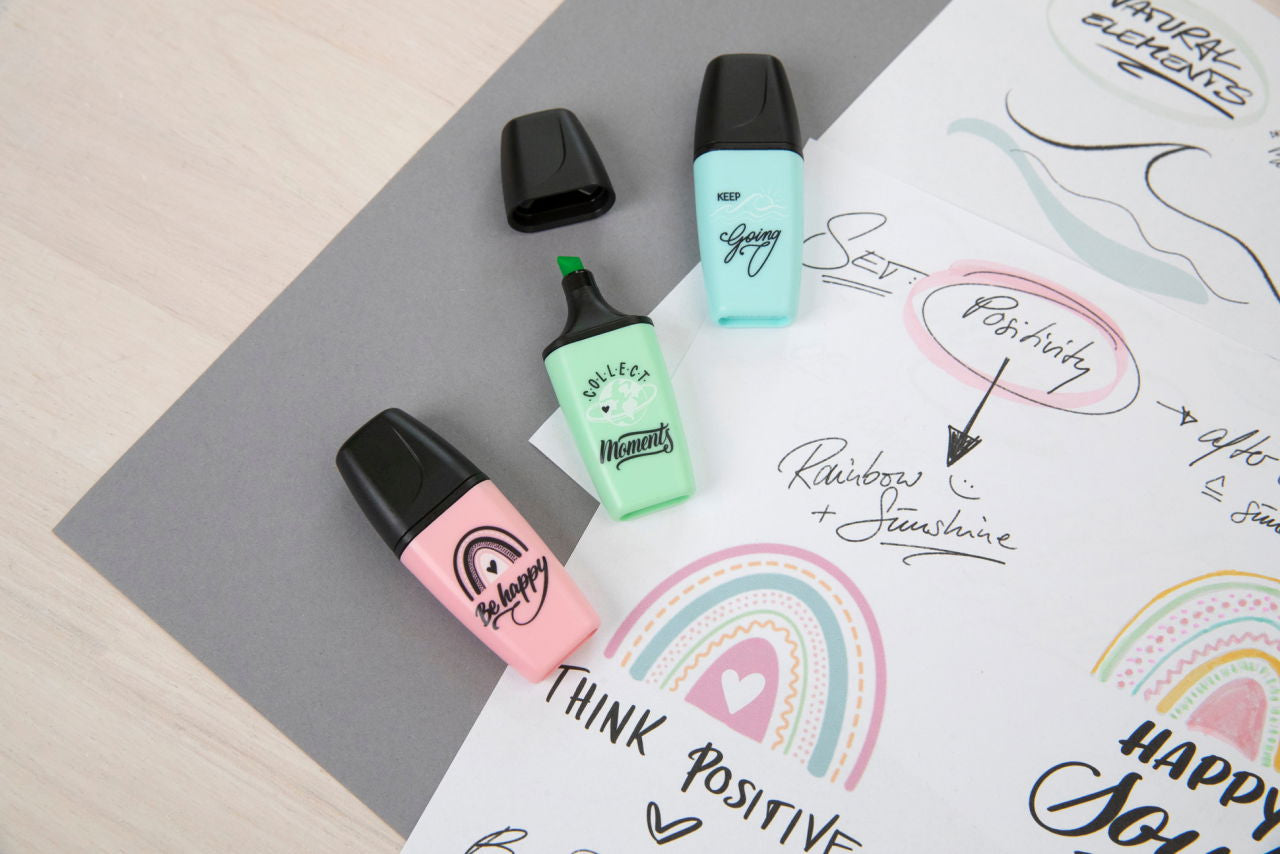 STABILO BOSS Mini Pastell Textmarker – Pink, Keilspitze 2–5 mm
