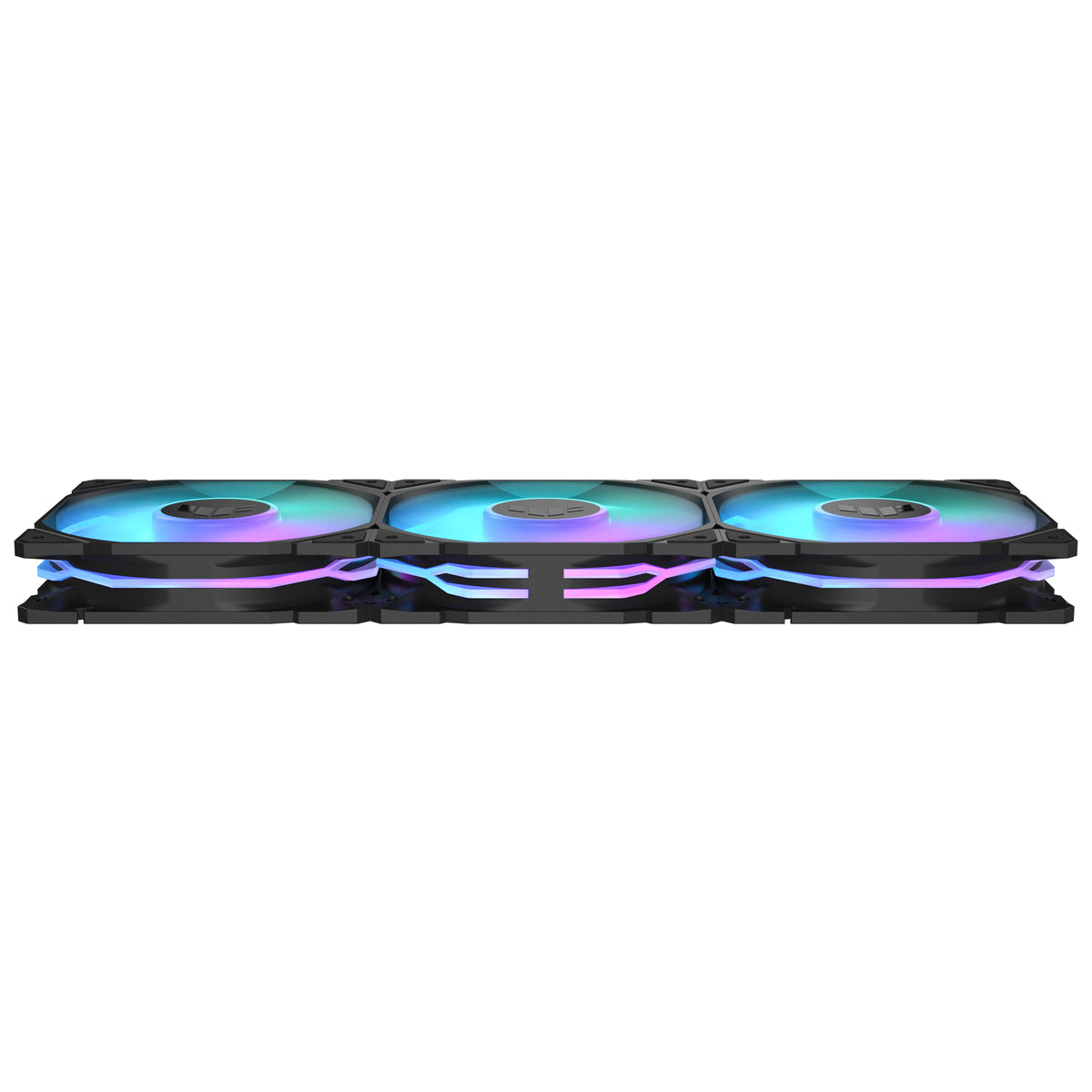 ASUS TUF GAMING TR120 – Montagekit – 3×120 mm, PWM, 2000 U/min, 29 dB, ARGB, Schwarz