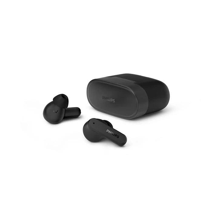 Philips TAT2000BK/00 – True Wireless In-Ear Kopfhörer – Bluetooth, IPX4 – Schwarz – bis 32 h