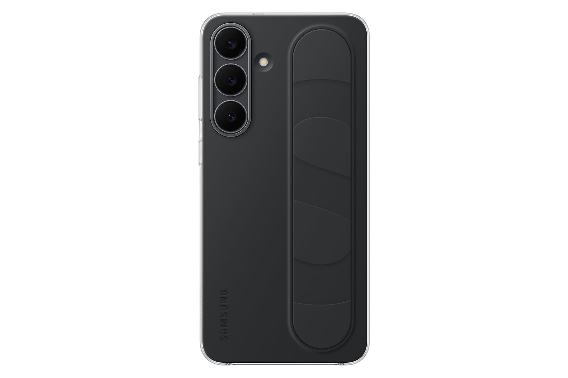 Samsung Backcover – für Samsung Galaxy S25 FE, mit Ständer, Silikon, Schwarz