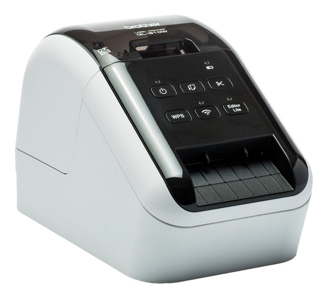 Brother QL-810W – Etikettendrucker (Thermodirekt), 62 mm, 300×600 dpi, 176 mm/s, USB/WLAN, Autoabschneider