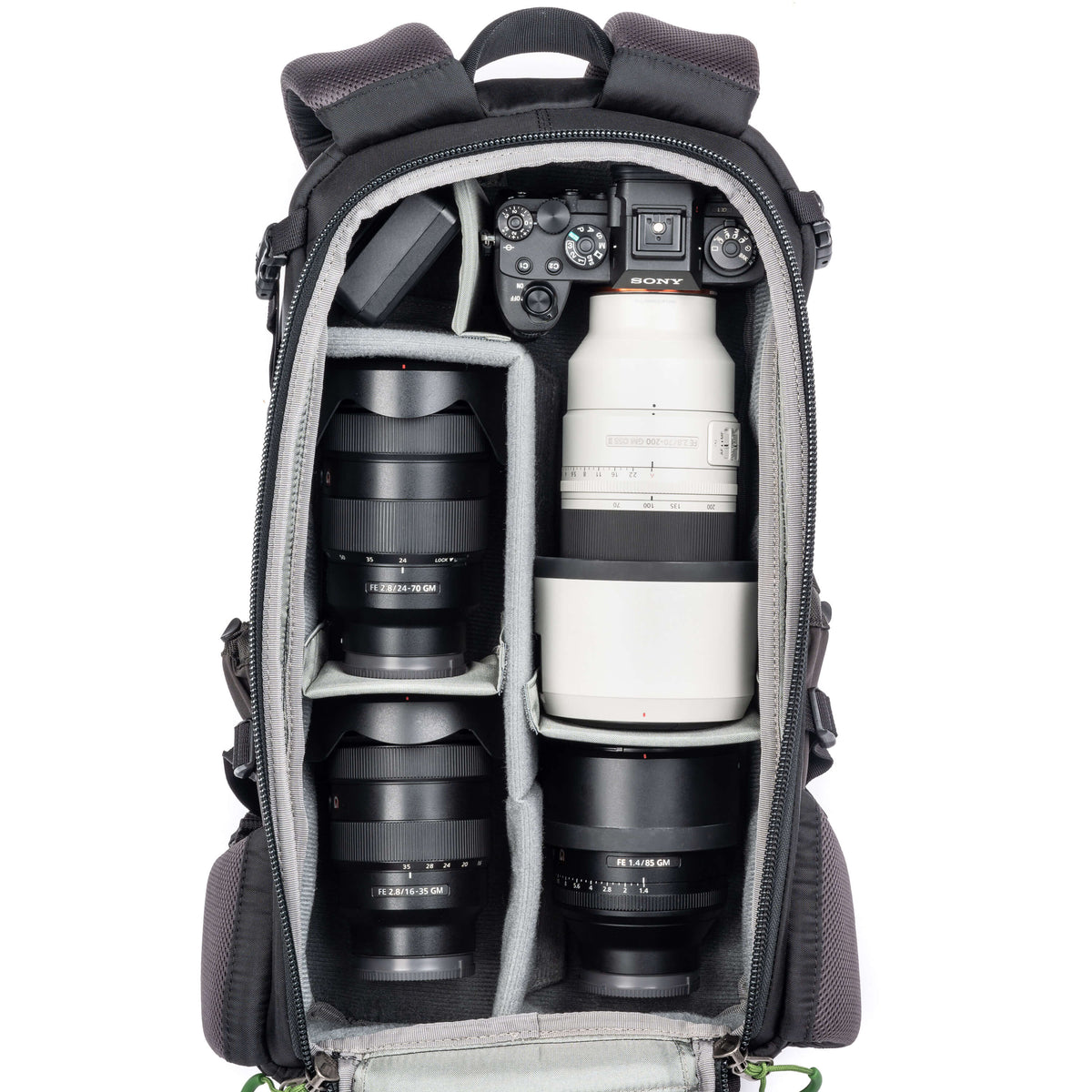 Think Tank BackLight 18 l Kamerarucksack – Notebookfach 13″, Regenhülle – für DSLR- / spiegellose Kameras