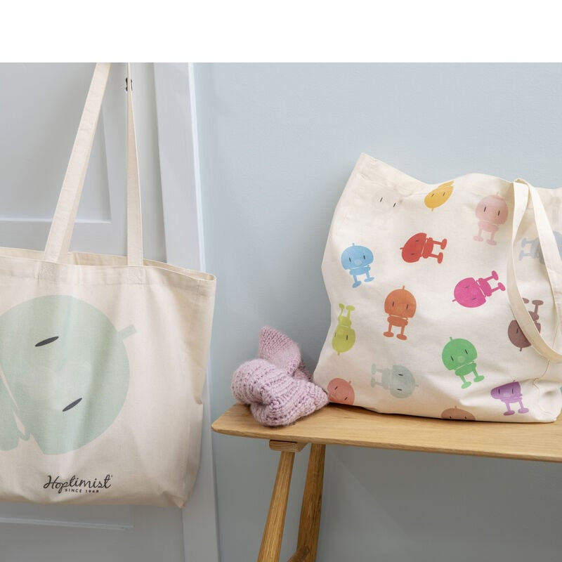Hoptimist Stofftasche, Baumwolle, Blau, 400×460×3 mm