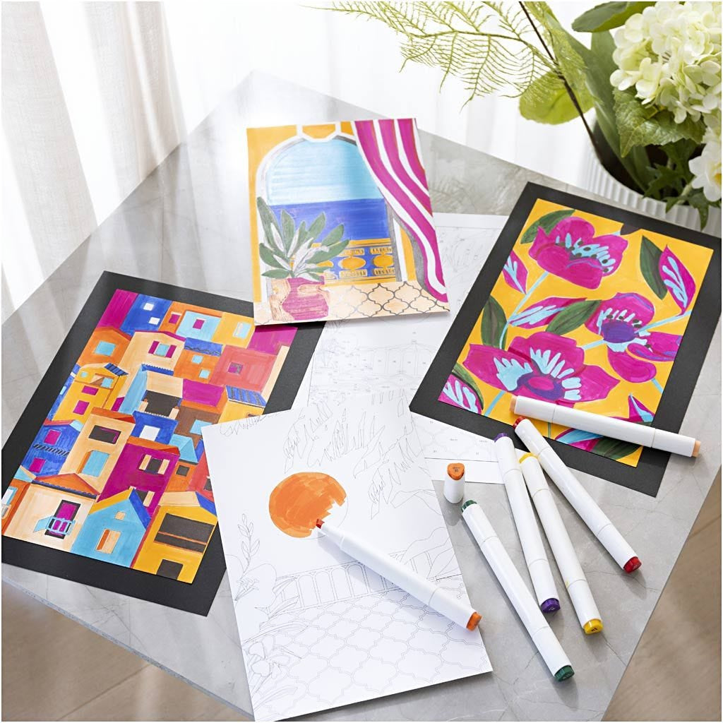 Creativ Company Bastelset – Box, inkl. Zeichenmarker