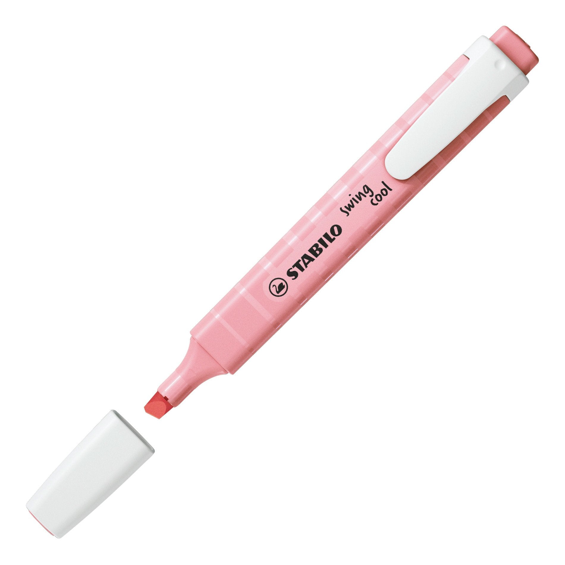 STABILO swing cool Pastel Edition Textmarker rosa – Keilspitze, 1–4 mm