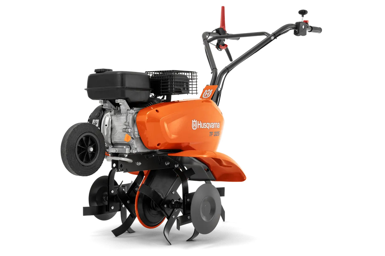 Husqvarna Motorhacke TF 325 – Benzin, 4 kW (212 cm³), Arbeitsbreite 60 cm, Arbeitstiefe 30 cm, Metall