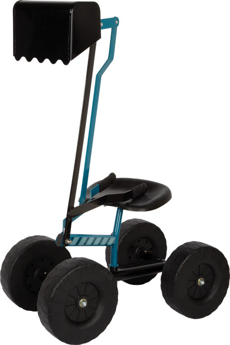 Small foot Bagger mit Rädern – 33 × 58 × 104 cm – Metall/Kunststoff – Blau – ab 3 J.