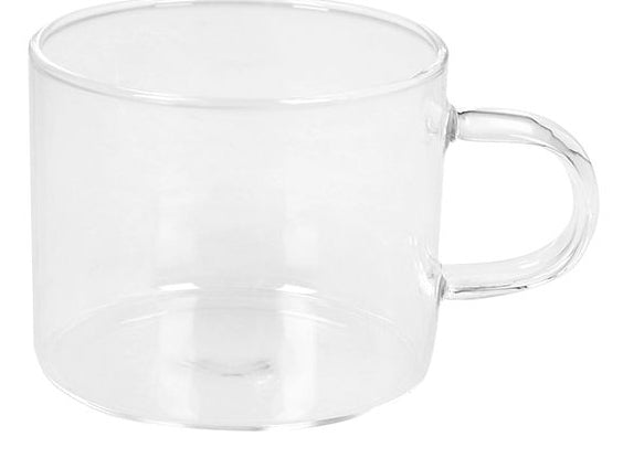 Tognana Porcellane Tognana Kaffeetassen-Set Lyra – 6er Set, 130 ml, Ø 6,0 cm, Borosilikatglas, Transparent, spülmaschinenfest