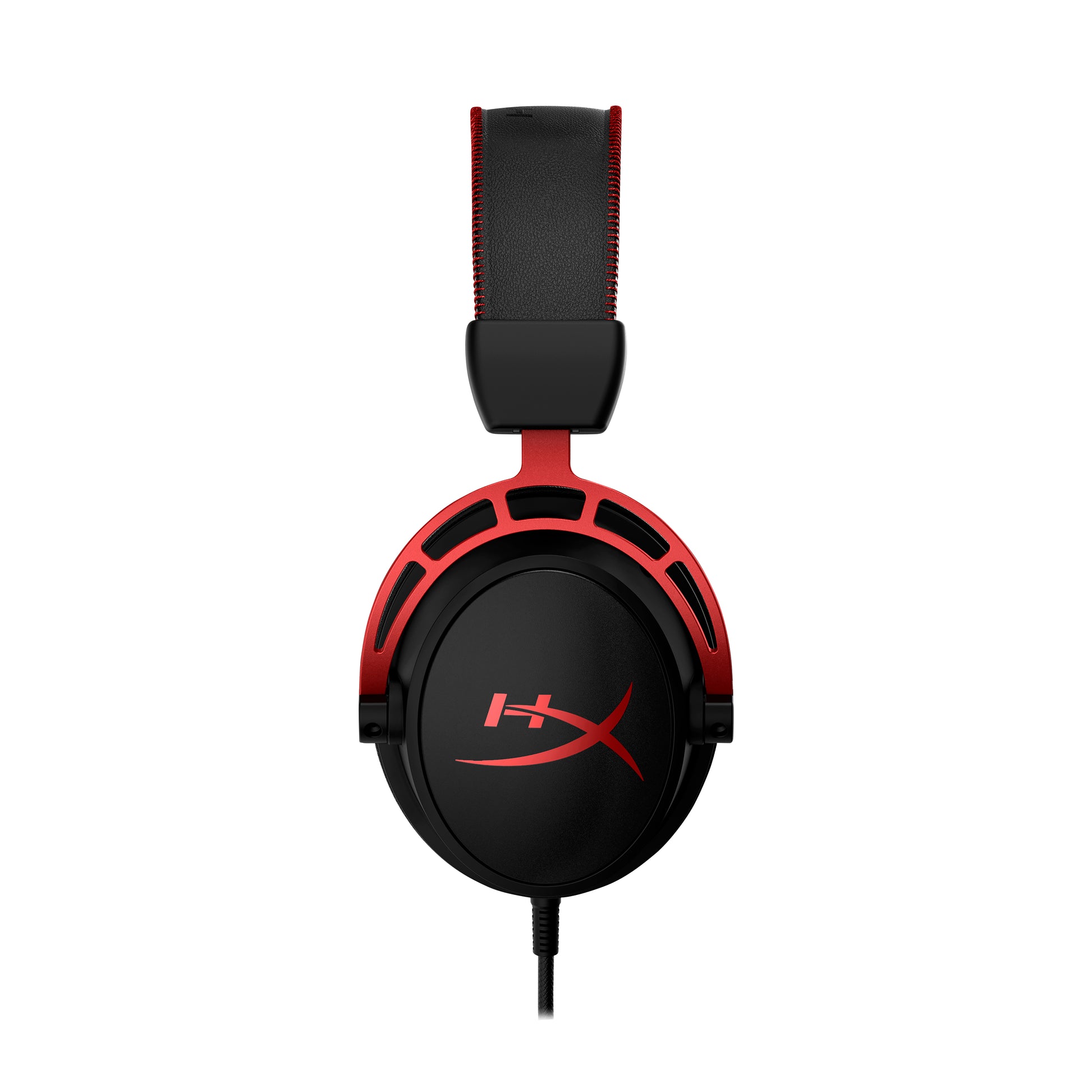 HyperX Cloud Alpha Gaming-Headset – Over-Ear, Kabelgebunden, 3,5 mm Klinke, für PC, PS5, PS4 und mehr, Schwarz/Rot