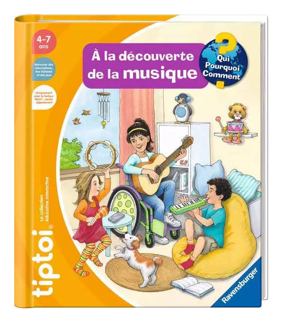 Ravensburger Buch – Entdecke Musik, Französisch, 4–7 Jahre