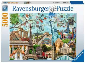 Ravensburger Puzzle Stadt – 5000 Teile – 152 × 102 cm – ab 14 Jahren – mehrfarbig – FSC