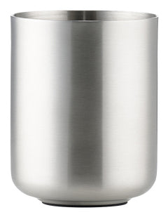 Zone Denmark Zahnbürstenhalter Ume – Edelstahl, 8,3×8,3×10,3 cm, Silber
