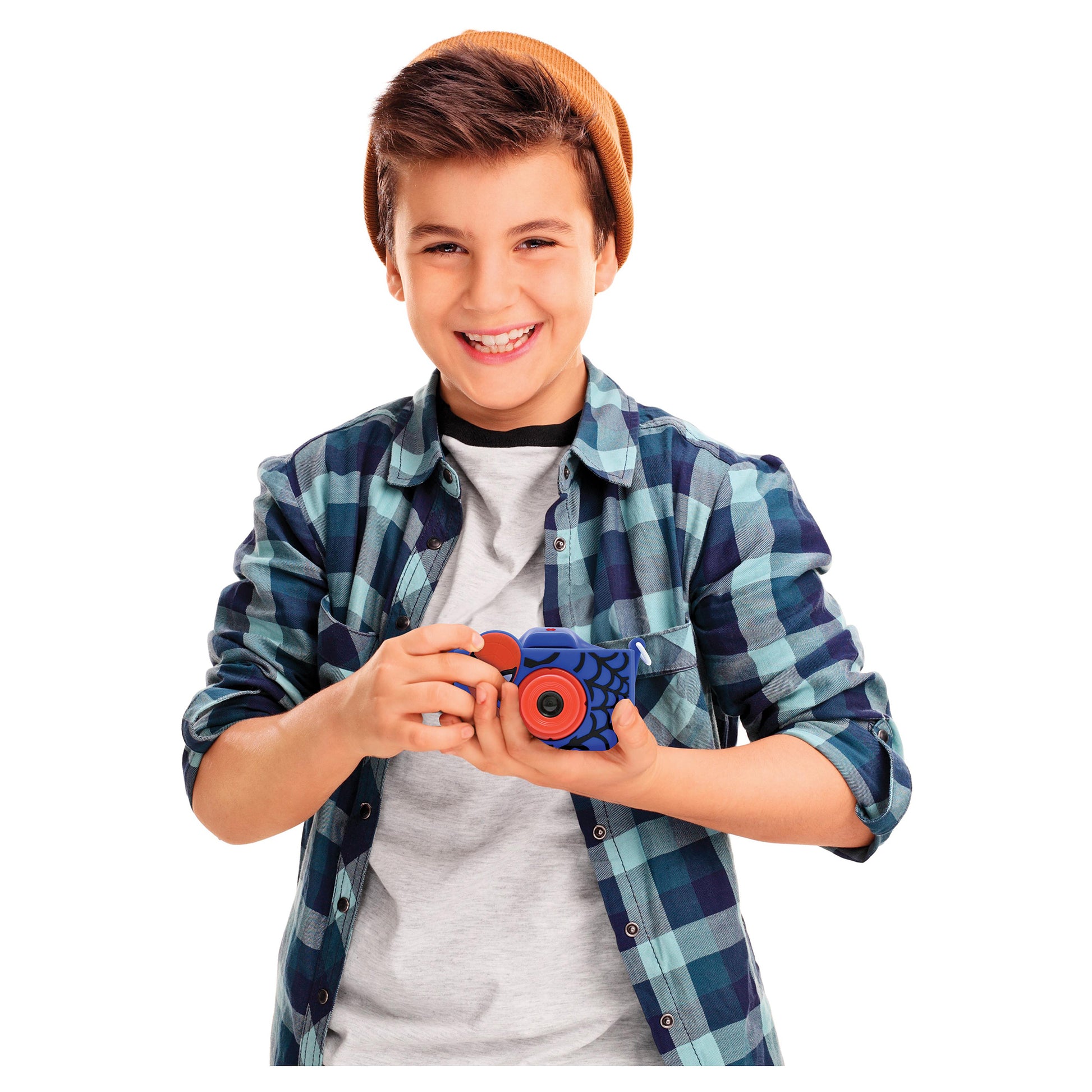 Lexibook DJ078SP Digitalkamera (Kinder) – Spider-Man – 5 MP, 1080×960 Video – 9,8×4,6×6,5 cm – 1 Stück – ab 3 Jahren