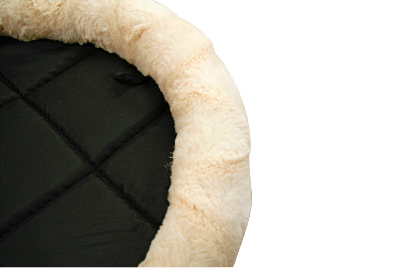 Kerbl Kissen (Tierbett) – 54 × 45 cm, Plüsch/Polyester, Beige