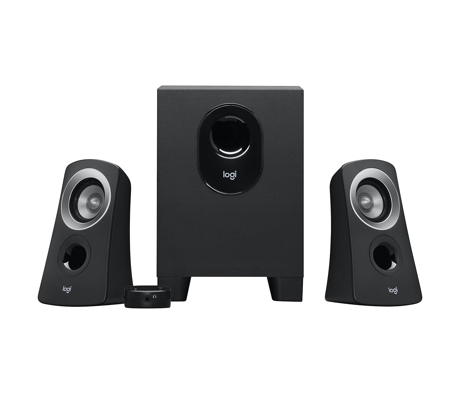 Logitech Z313 – PC-Lautsprecher-Set 2.1 – 25 W, mit Subwoofer, 3,5 mm Klinke, Schwarz