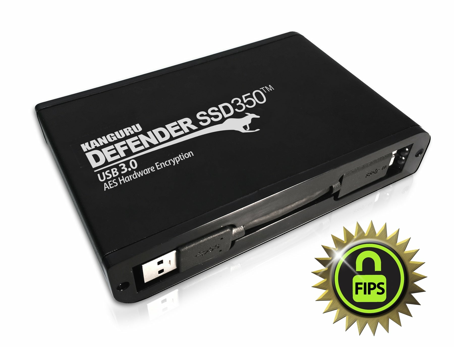 iStorage Kanguru Defender SSD350 4 TB – 2,5" SSD, USB 3,2 Gen 1 (Micro-B), hardwareverschlüsselt, FIPS 140-2