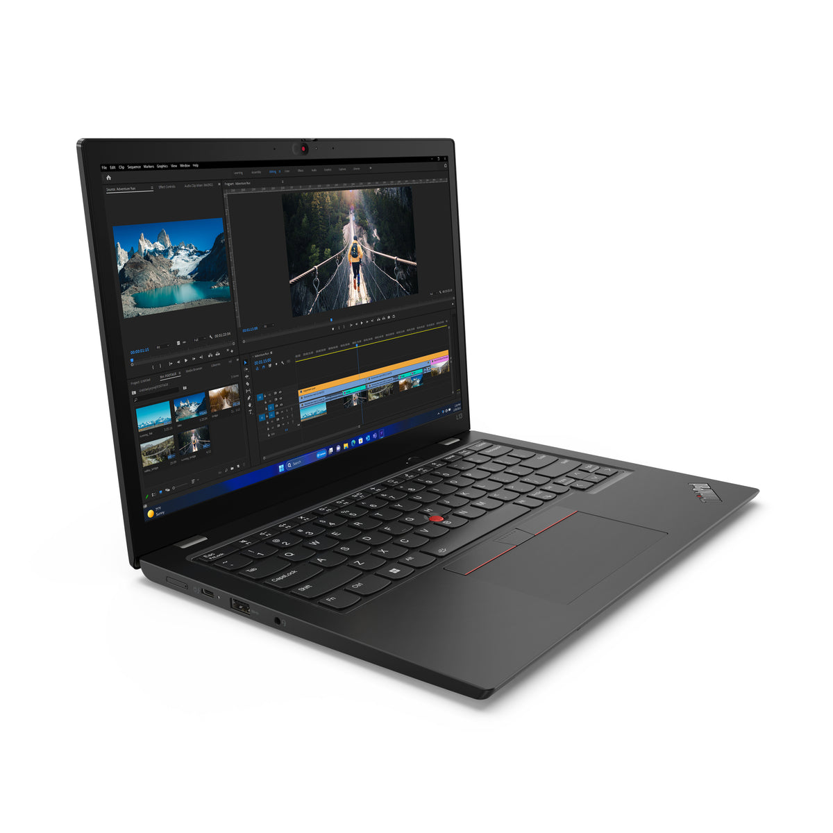 Lenovo ThinkPad L13 Gen 5 – 13,3" WUXGA, Core Ultra 5 135U, 16 GB, 256 GB SSD, Win 11 Pro