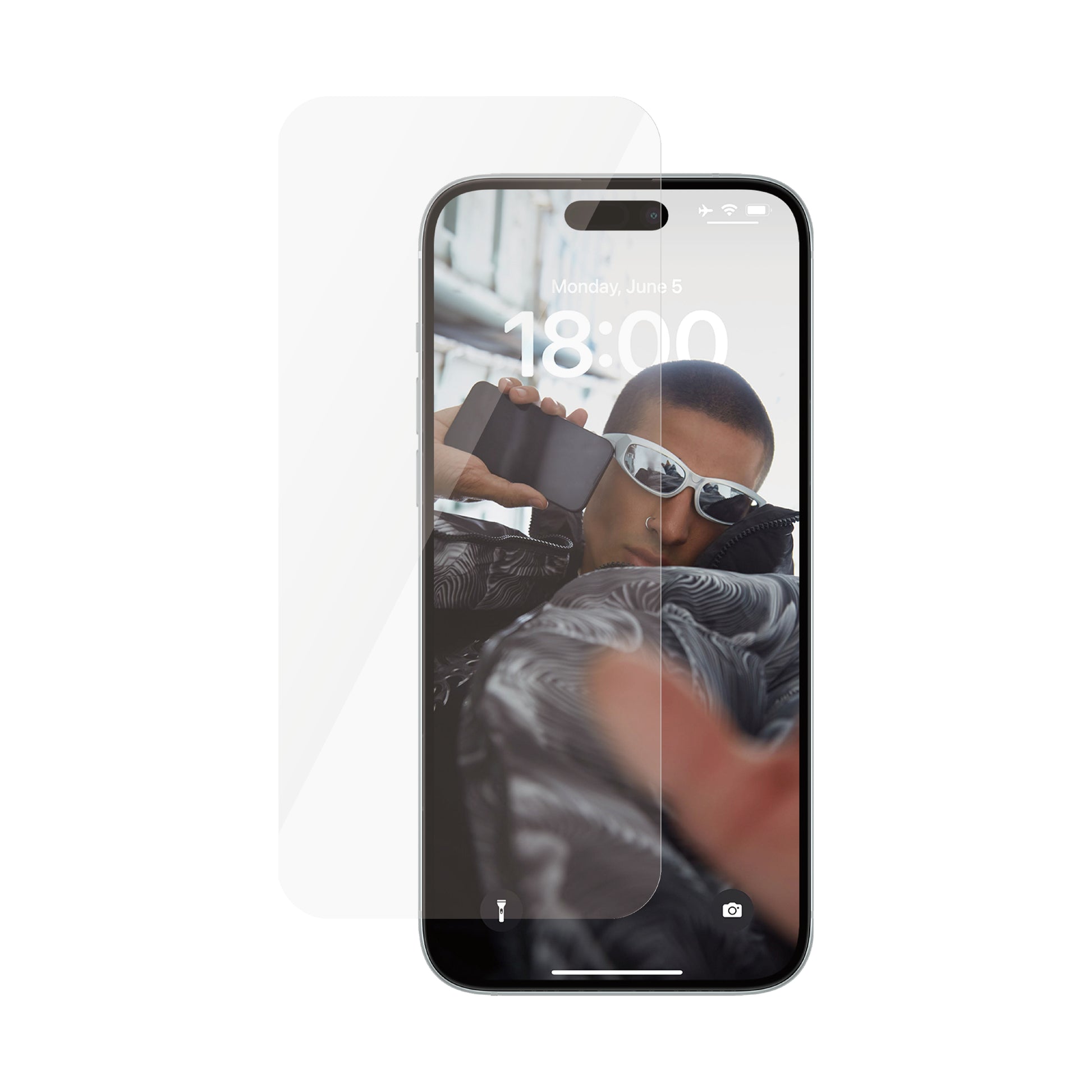 PanzerGlass Displayschutzglas – für Apple iPhone 15 Plus – Ultra-Wide Fit, kratzresistent, stossfest, Hartglas