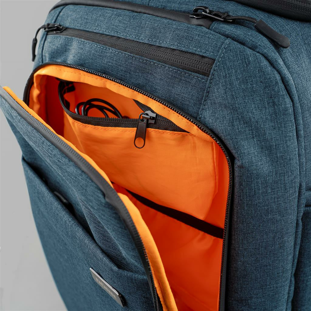Dörr Prag Pro Fotorucksack – Polyester, 20 l, 3 Objektive, Innenmaße 150 × 290 × 460 mm – für DSLR – Blau