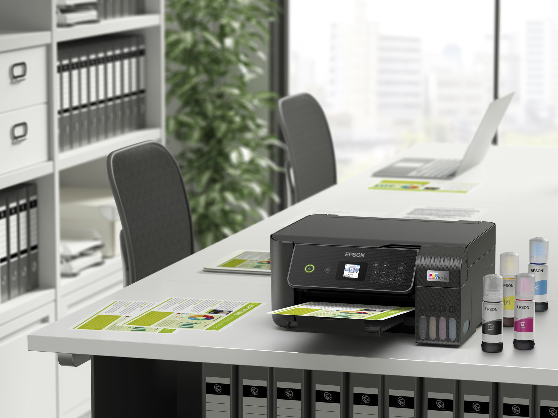 Epson EcoTank ET-2871 – Farbtintenstrahl-Multifunktionsdrucker, A4, 3-in-1, WLAN