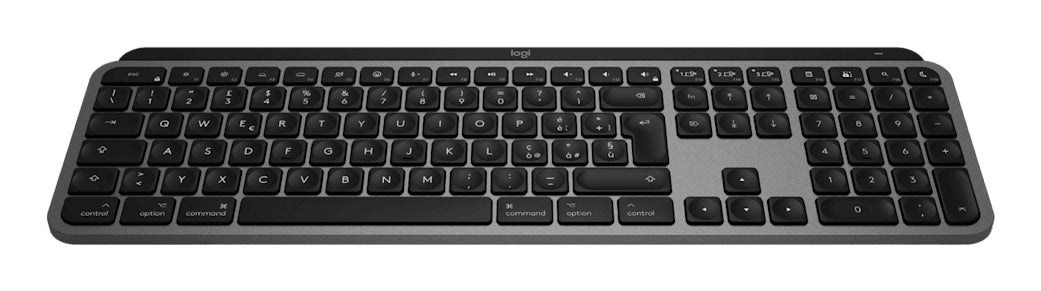 Logitech MX Keys S – Tastatur – Bluetooth – Beleuchtet – QWERTY (IT) – Grau – für Mac