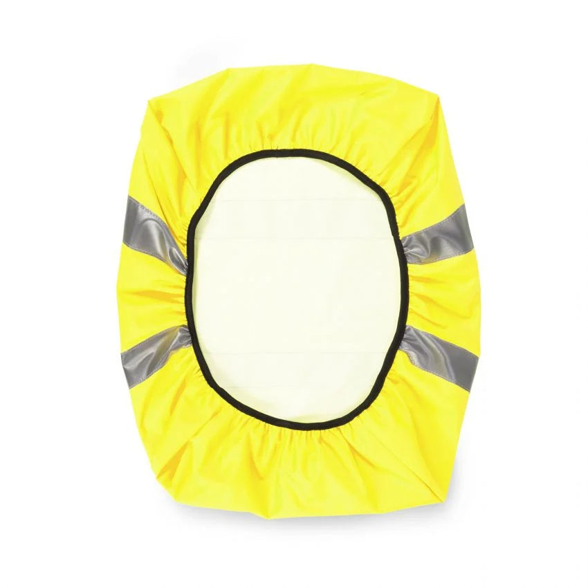 DICOTA Rucksack-Regenschutz – reflektierend – für Rucksäcke bis 320 × 455 × 220 mm – 25 l – Gelb