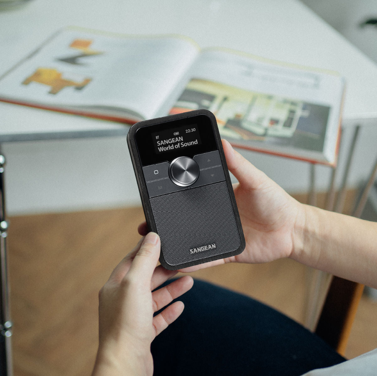 Sangean DDR-8 – DAB+/UKW-Tischradio, Bluetooth – Eiche