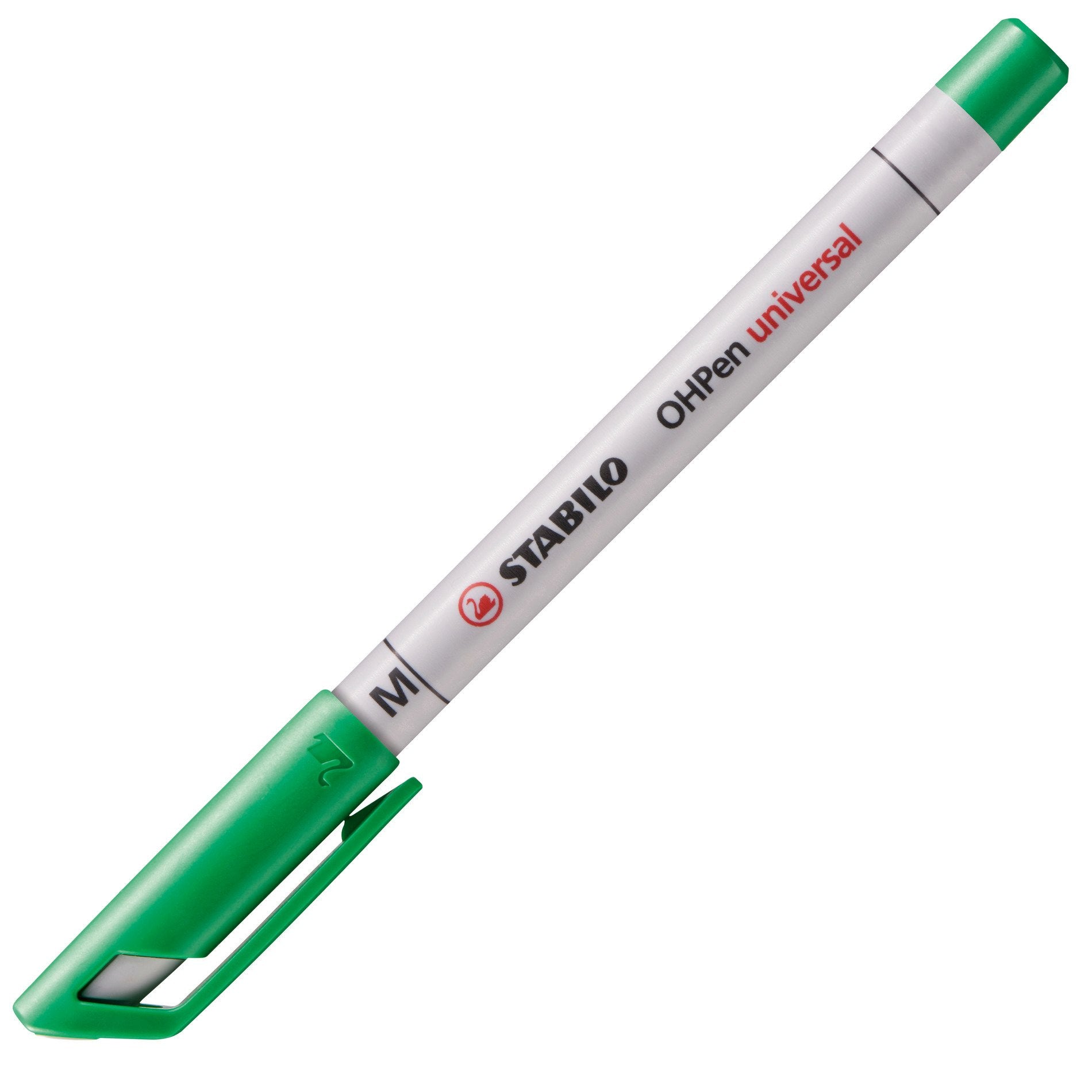 STABILO Non-Permanent-Marker OHPen – mittel 1 mm – grün – trocken abwischbar