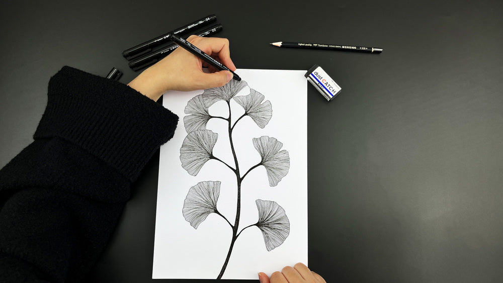 Tombow Mono Drawing Pen Fineliner – 0,4 mm, schwarz