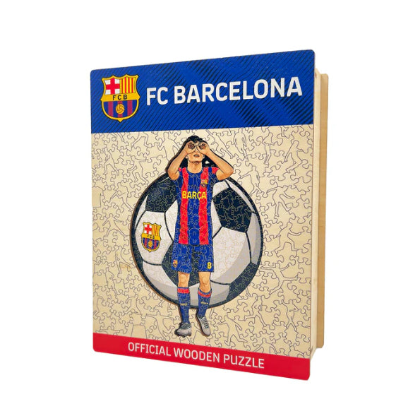 Iconic Puzzles Puzzle FC Barcelona - Pedri – 270 Teile – 30 × 42 cm – ab 10 J. – Holz – mehrfarbig – FSC