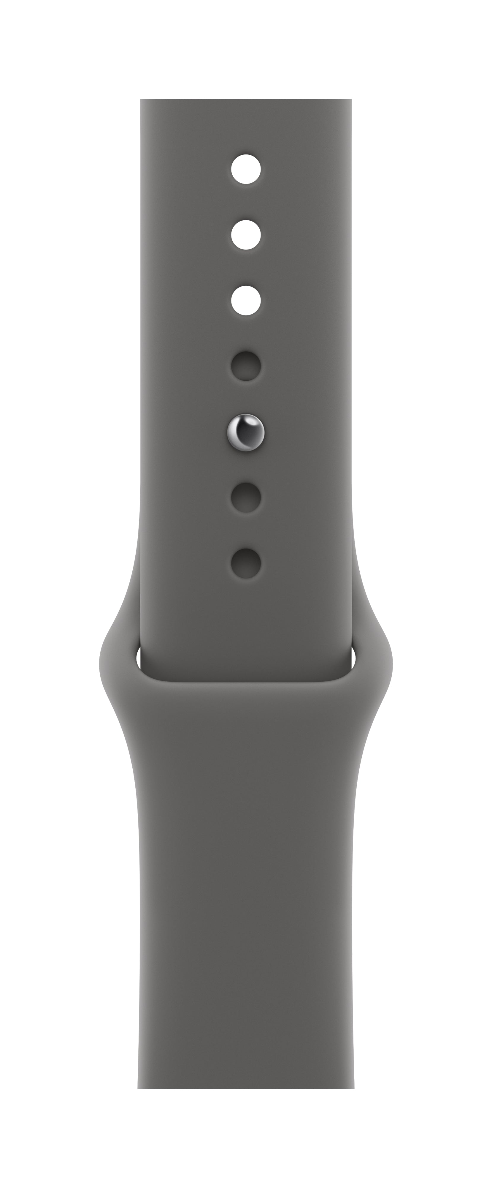 Apple Sportband – Armband – für Apple Watch 46 mm, Dunkelgrau, M/L, Polymer