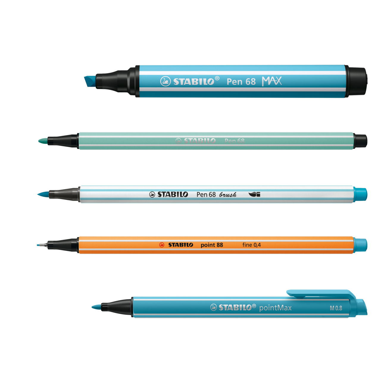 Stabilo Fineliner – 55er-Set – sortiert