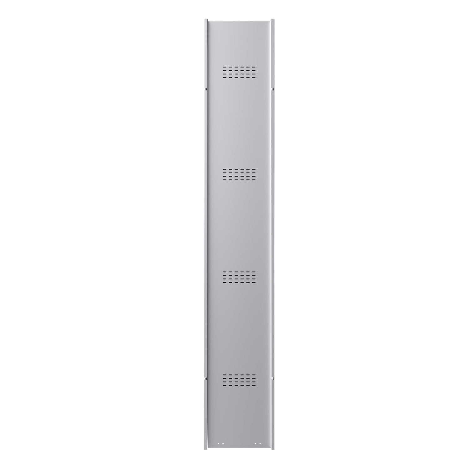Phoenix Safe Co. PL1230 – Persönliches Schliessfach, 2 Fächer, abschliessbar, 300 × 500 × 1'830 mm, grau/rot