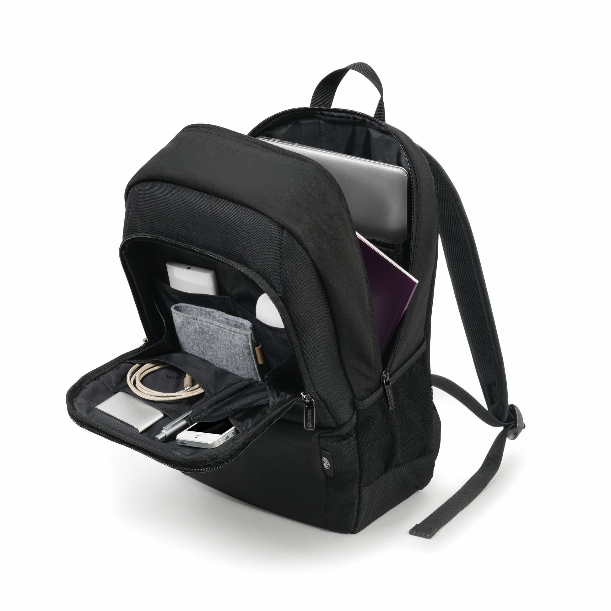 DICOTA Eco Rucksack BASE Notebook-Rucksack bis 17,3" – 28 l – Schwarz