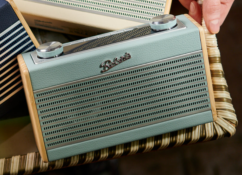 Roberts Radio Roberts Rambler Uno – DAB-/Internetradio – Portabel – DAB+, Akkubetrieb – Himmelblau