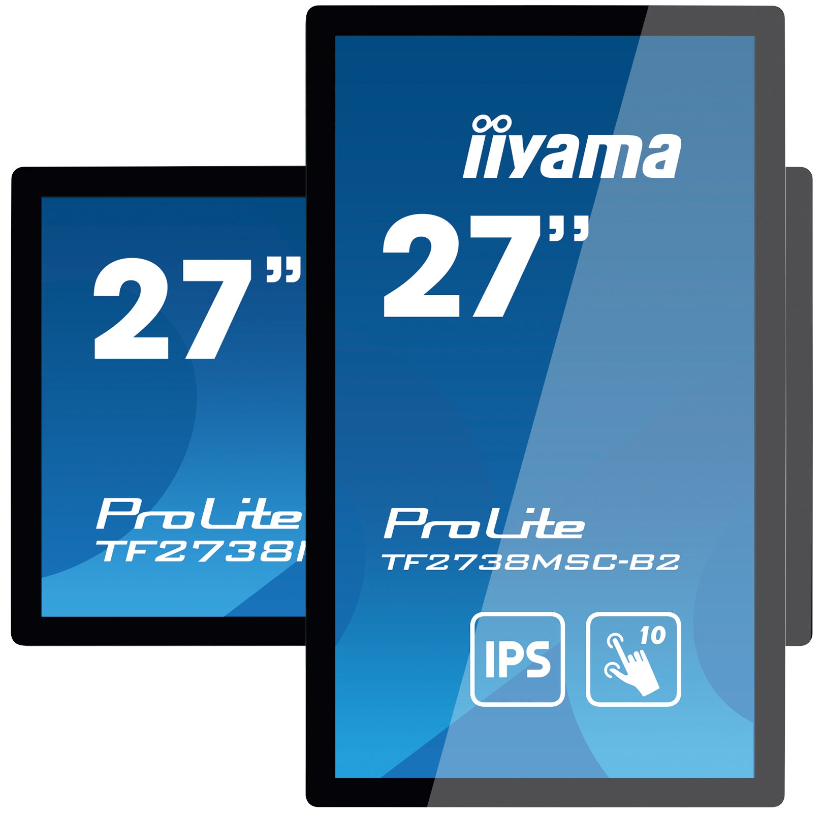 iiyama TF2738MSC-B2 – 27" Touch, 1920 × 1080 (Full HD), IPS