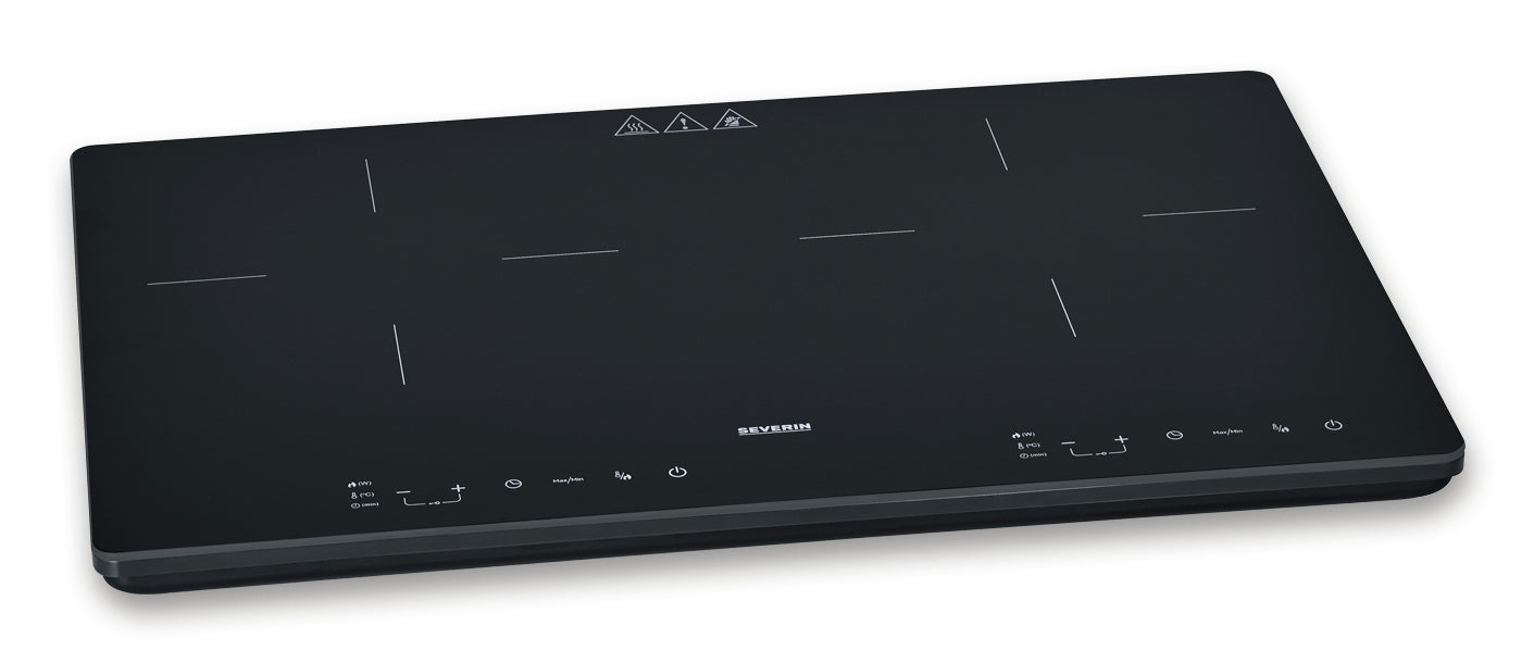 Severin Induktionskochfeld DK 1033 – 2 Zonen, 60 cm, 3400 W – schwarz