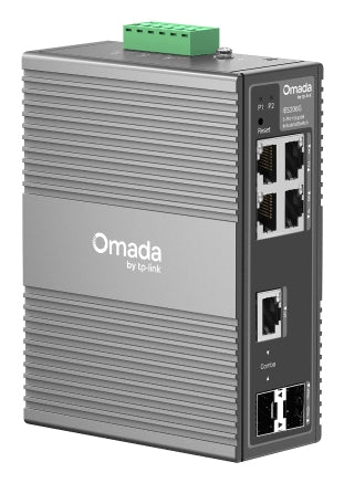 TP-Link IES206G Omada – Smart Switch – 5× 1G, 1× SFP, Hutschiene