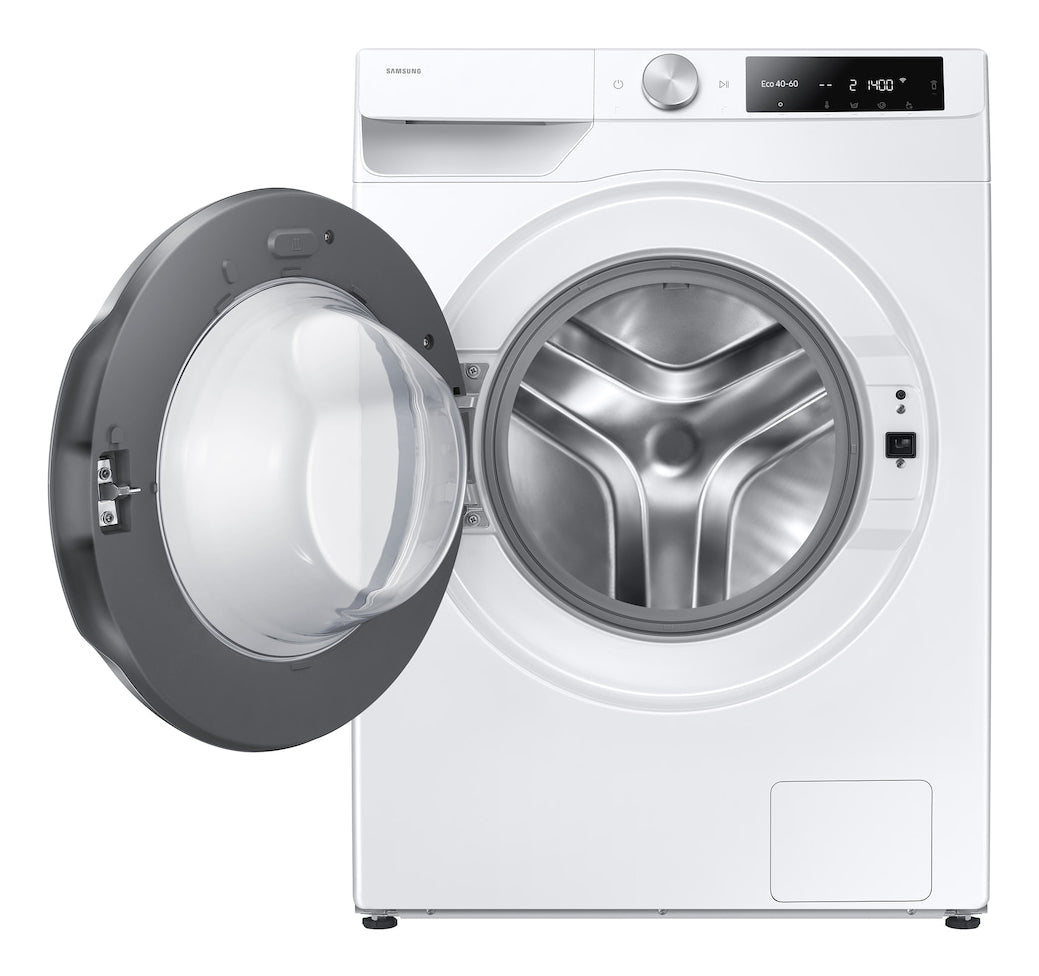 Samsung Waschmaschine WW6000 – 9 kg, 1400 U/min, AI EcoBubble, SmartThings, 44 kWh/100 Zyklen – weiss