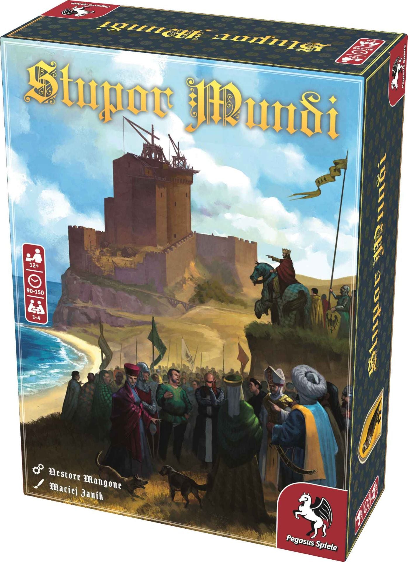 Pegasus Stupor Mundi – Strategiespiel, 1–4 Spieler, ab 12 Jahren, 150 Min., DE/EN